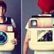 Illustration for article titled Giant Working Instagram Camera Is This Years Costume To Beat